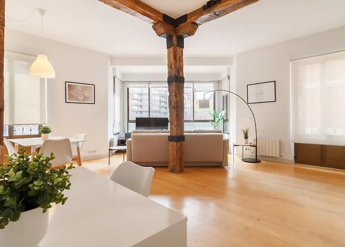 Muy Luminoso A 5 Min Del Centro De Apartamento Bilbao